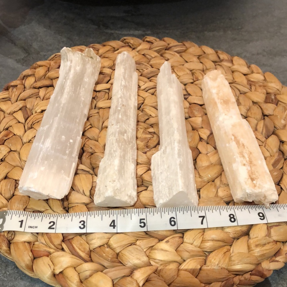 Selenite sticks bundle 4 pieces